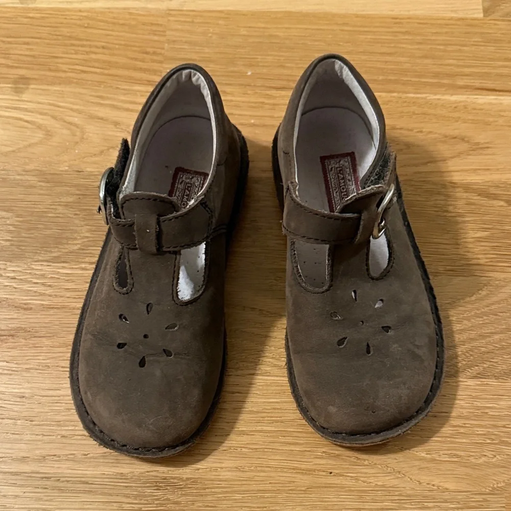 L'Amour Brown Kids Dress Shoes